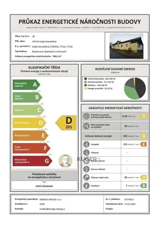 Prodej komerční nemovitosti, Velká Chmelištná, 550 m2