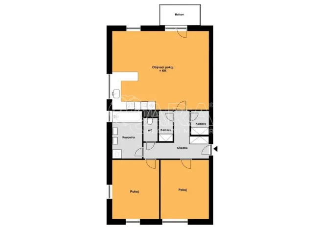 Pronájem bytu 3+kk, Horoměřice, K Vodárně, 75 m2