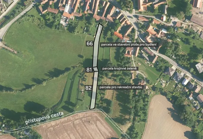 Prodej pozemku pro bydlení, Budislav, 2511 m2