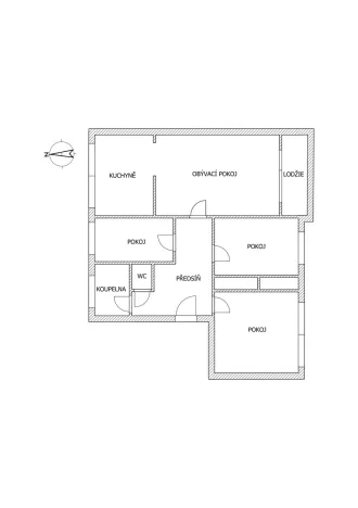 Pronájem bytu 4+1, Kladno, Sportovců, 70 m2