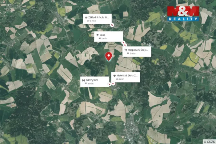 Prodej louky, Žákava, 16840 m2