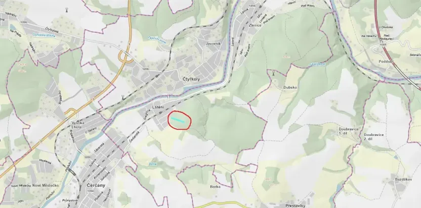 Prodej lesa, Lštění, 4810 m2