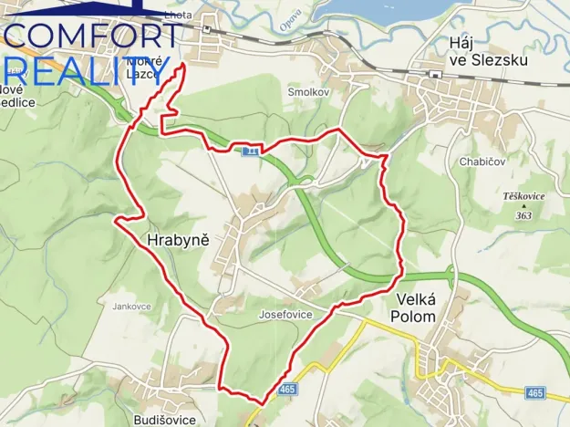 Prodej lesa, Hrabyně, 4993 m2