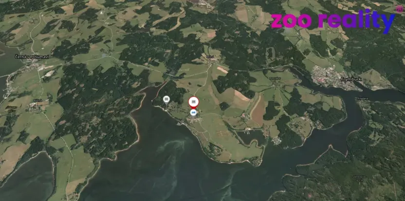 Prodej pozemku pro bydlení, Frymburk - Kovářov, 880 m2