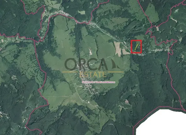 Prodej podílu louky, Nová Lhota, 377 m2