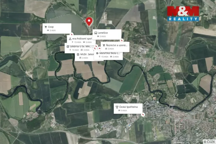 Prodej zahrady, Lenešice, 1584 m2