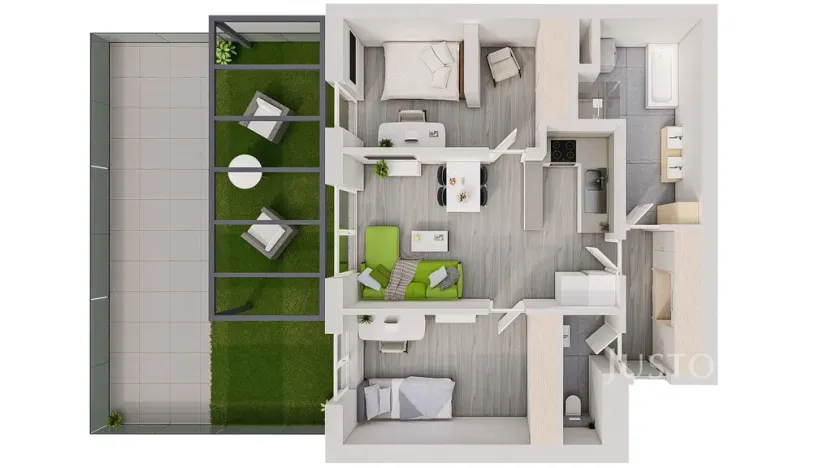 Prodej bytu 3+kk, České Budějovice, Na Zlaté stoce, 72 m2