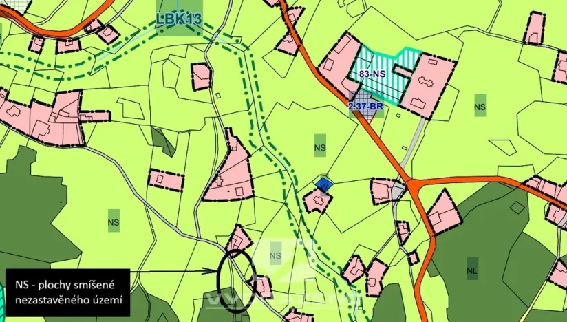 Prodej louky, Lučany nad Nisou, 618 m2