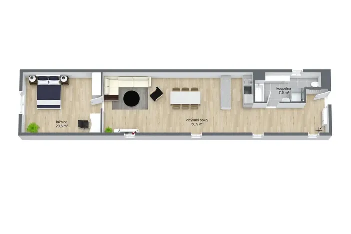 Prodej bytu 2+kk, Říčany, Říčanská, 79 m2