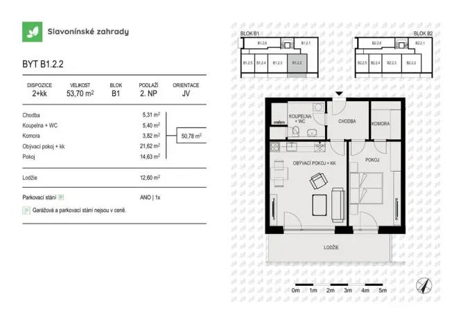 Prodej bytu 2+kk, Olomouc - Povel, Loudova, 53 m2