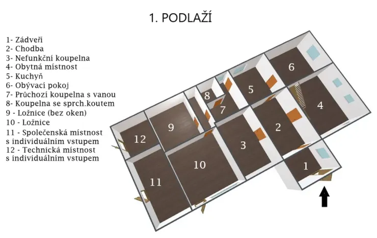Prodej zemědělské usedlosti, Úštěk - Rochov, 400 m2