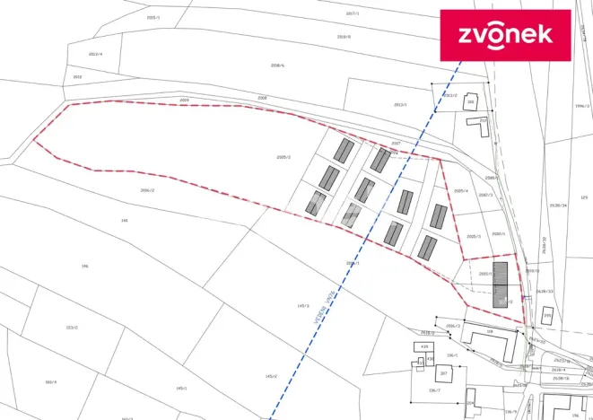 Prodej pozemku pro bydlení, Ludkovice, 1095 m2