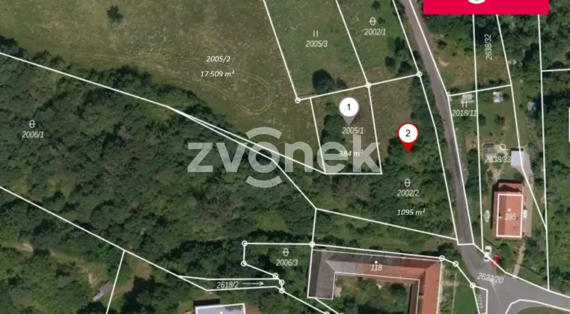 Prodej pozemku pro bydlení, Ludkovice, 1479 m2