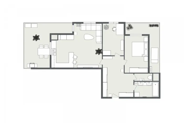 Pronájem bytu 3+kk, Ostrava - Moravská Ostrava, Jantarová, 80 m2