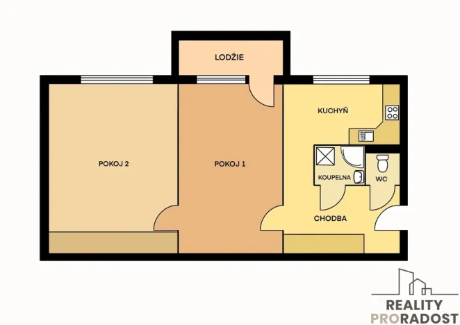 Pronájem bytu 2+1, Ostrava, Alberta Kučery, 60 m2