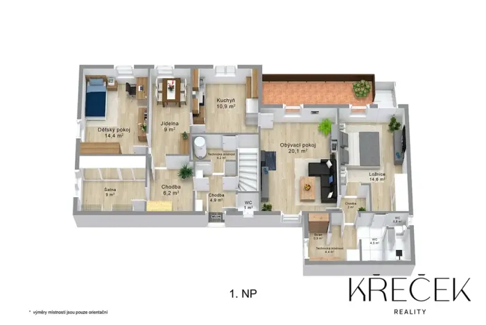 Prodej rodinného domu, Jihlava, Polenská, 106 m2