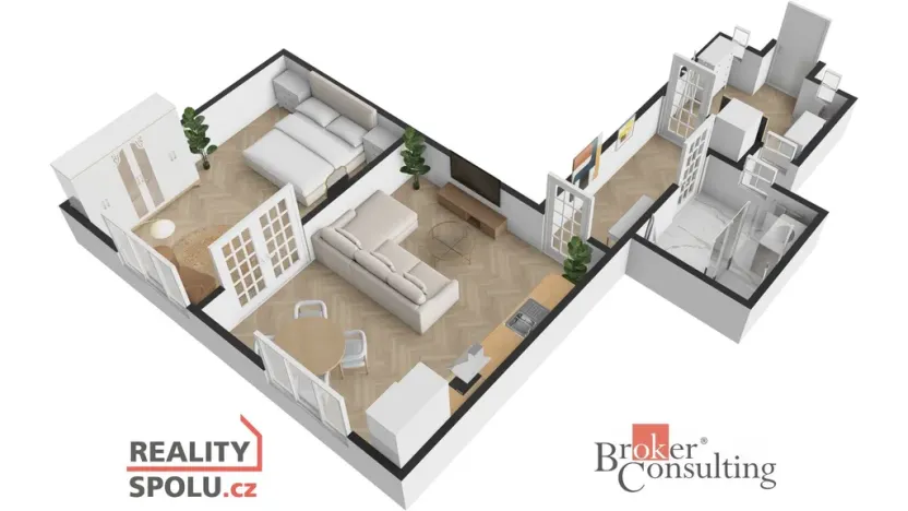 Prodej bytu 2+kk, Praha, Čáslavská, 65 m2