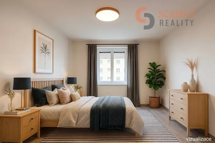 Pronájem bytu 2+1, Hodonín, Smetanova, 55 m2