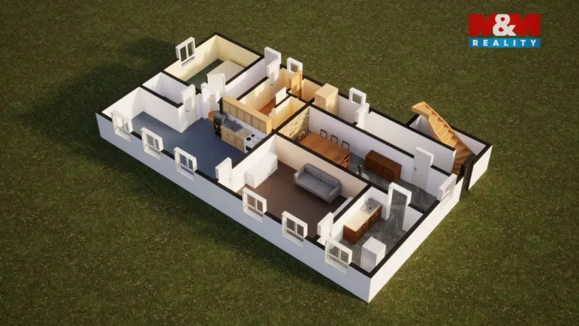 Prodej činžovního domu, Velemín, 264 m2