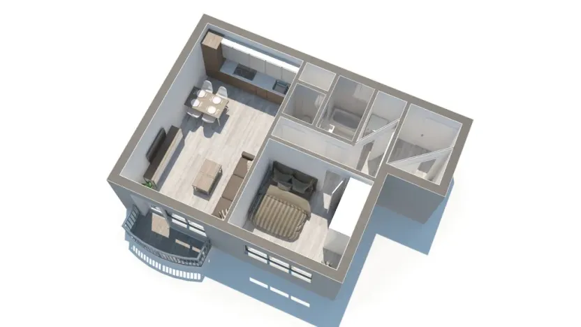 Prodej bytu 2+kk, České Budějovice - České Budějovice 2, Otavská, 45 m2