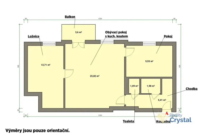 Pronájem bytu 3+kk, Mariánské Lázně, Lužická, 66 m2