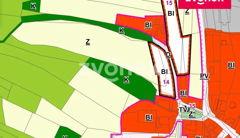 Prodej pole, Ludkovice, 17509 m2