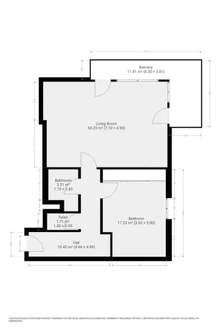 Pronájem bytu 2+kk, Praha, Vorařská, 69 m2