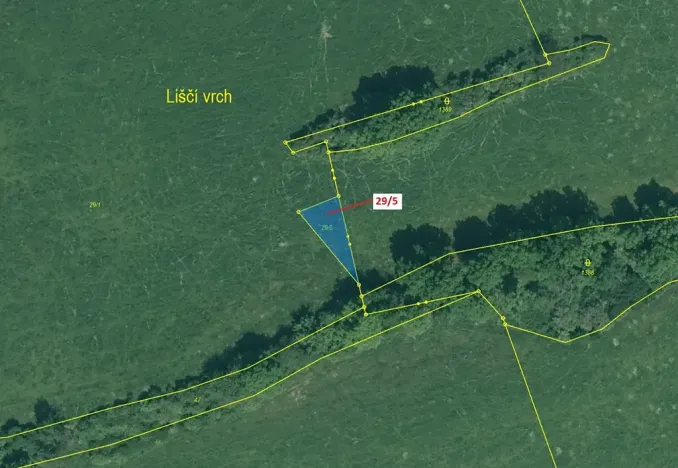 Dražba pole, Lhenice, 190 m2