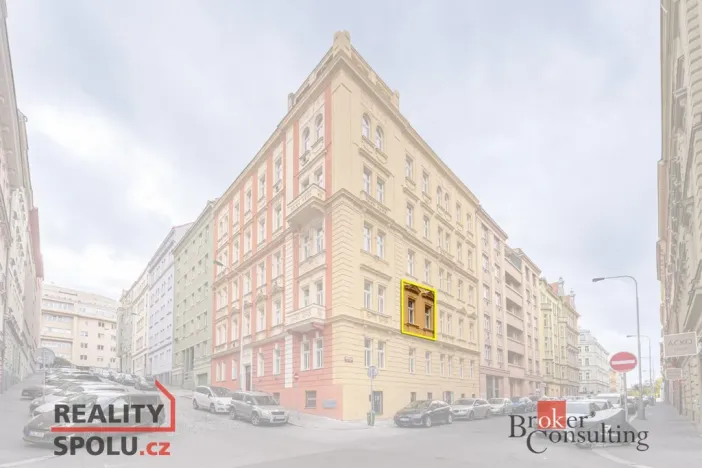 Prodej bytu 2+kk, Praha - Žižkov, Krásova, 47 m2