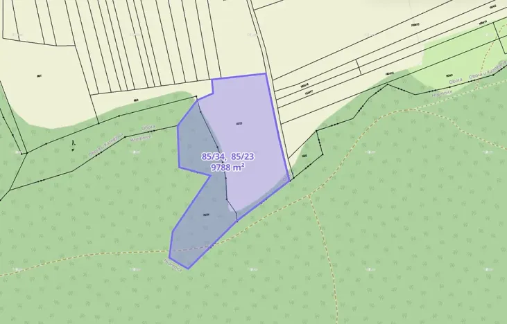 Prodej louky, Obora, 40844 m2