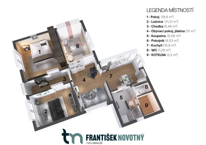 Prodej chalupy, Loděnice, 113 m2