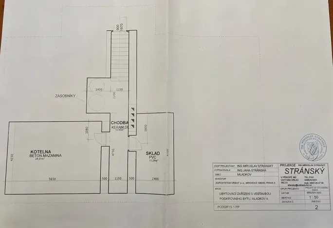Prodej ubytování, Mladkov, 550 m2