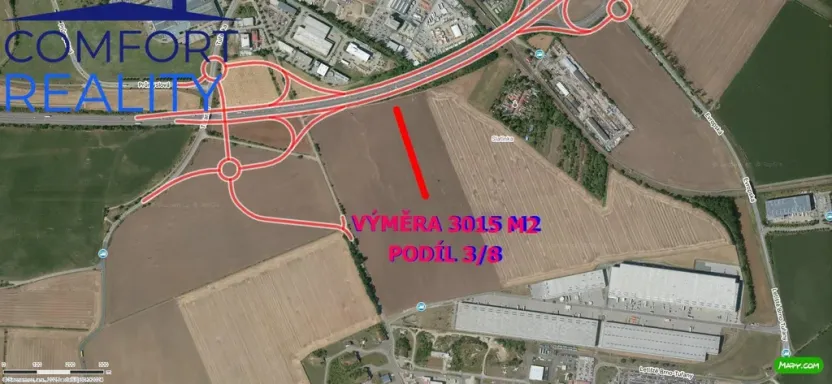 Prodej komerčního pozemku, Brno - Slatina, Slatinka, 3015 m2