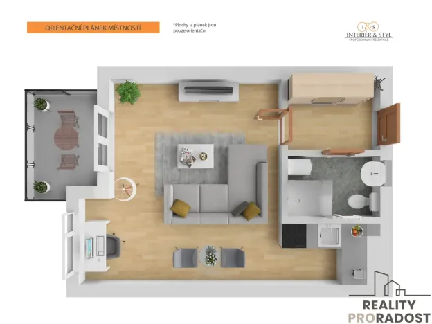 Prodej bytu 1+kk, Praha, Přeučilova, 35 m2