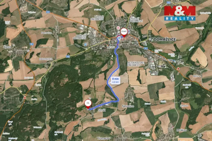 Prodej pozemku pro bydlení, Stráž, 1326 m2