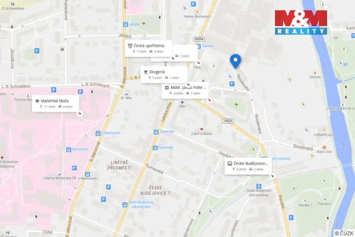 Pronájem bytu 3+1, České Budějovice - České Budějovice 7, Roudenská, 80 m2