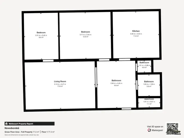 Prodej bytu 3+1, Frýdek-Místek - Frýdek, Novodvorská, 65 m2