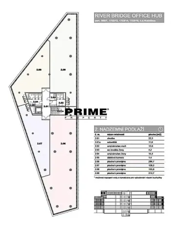 Pronájem kanceláře, Praha - Hlubočepy, Strakonická, 122 m2