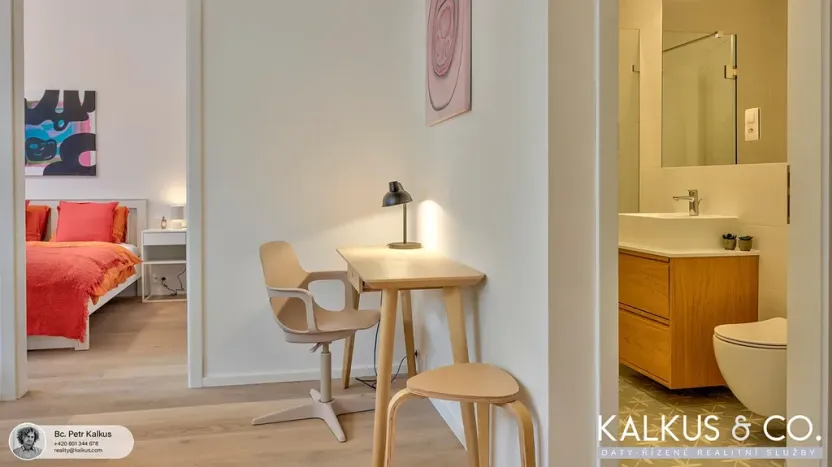 Pronájem bytu 2+kk, Hradec Králové, Eliščino nábřeží, 44 m2