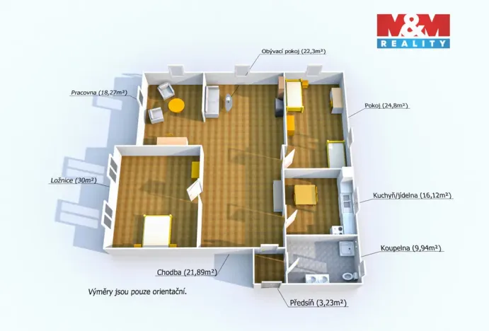 Pronájem bytu 3+1, Plzeň - Jižní Předměstí, Erbenova, 140 m2