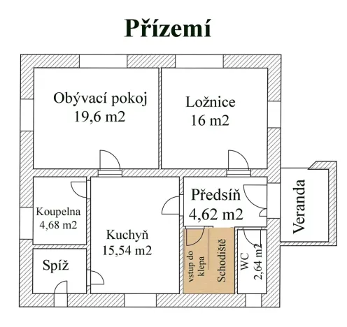 Prodej rodinného domu, Koroužné, 275 m2