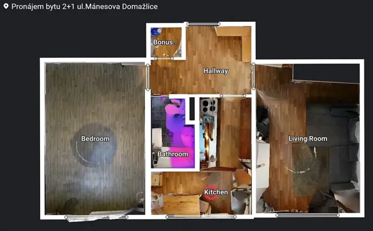 Pronájem bytu 2+1, Domažlice, Mánesova, 57 m2