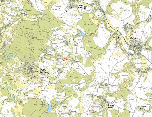 Prodej louky, Krásná Hora, 14886 m2