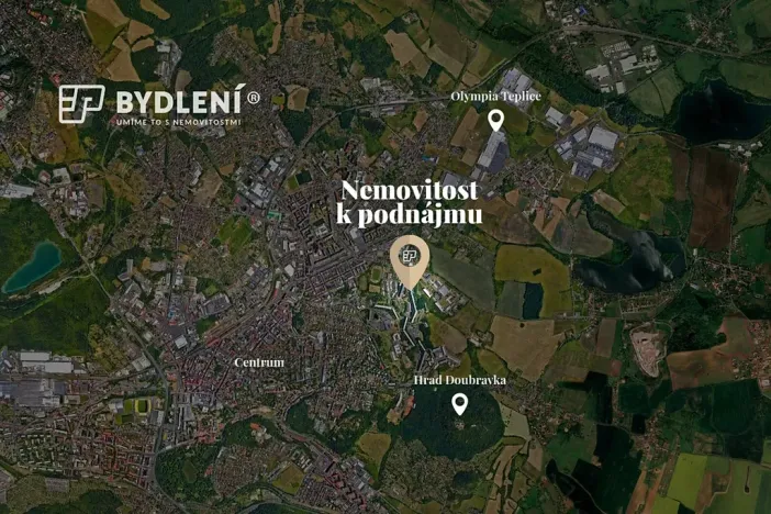 Pronájem bytu 3+kk, Teplice, Trnovanská, 71 m2