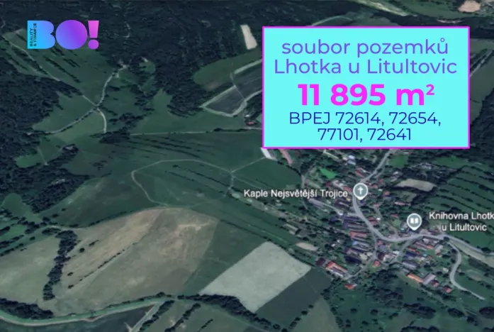 Prodej pole, Lhotka u Litultovic, 11895 m2