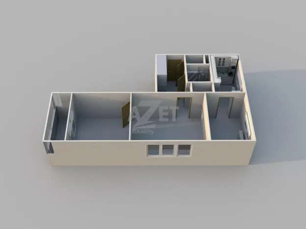 Prodej bytu 3+1, Ostrava - Zábřeh, Průkopnická, 61 m2