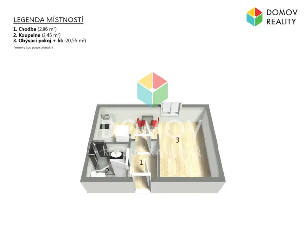 Prodej bytu 1+1, Praha - Kobylisy, Horňátecká, 28 m2