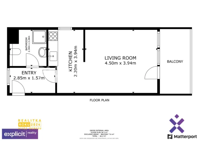 Pronájem bytu 1+kk, Otrokovice, Moravní, 36 m2