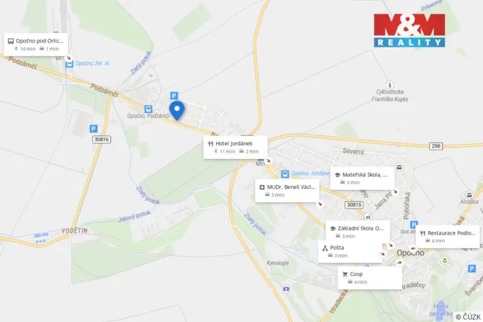 Prodej bytu 3+1, Opočno, Nádražní, 80 m2