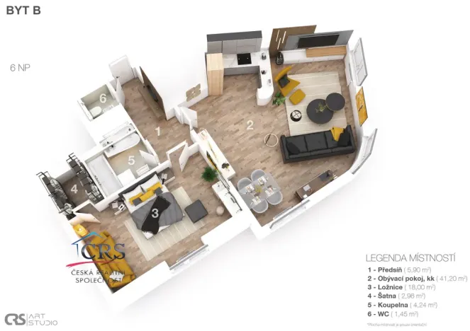 Prodej bytu 2+kk, Praha - Bubeneč, Na hutích, 75 m2